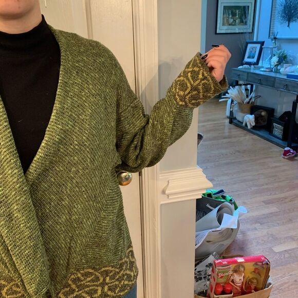 Bill Barber Scotland Celtic Open Front Cardigan OS - Picture 2 of 3